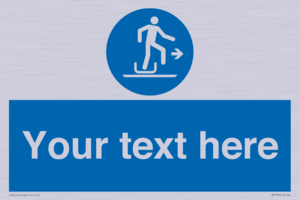 Custom Alighting from a toboggan to the right